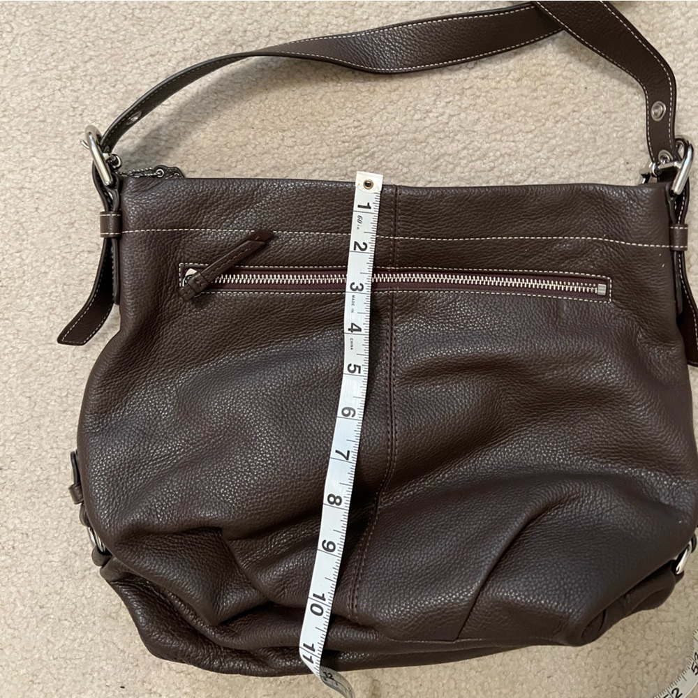Authentic COACH Shoulder bag brown leather NEW